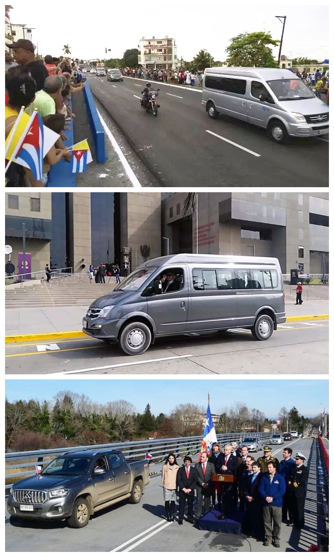 “中国智造”抢滩热情南美，，，jbo竞博大通开拓第二个“万辆级”外洋市场