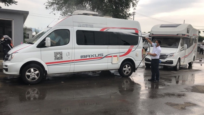 迅速投入战“疫”，，，50台jbo竞博MAXUS房车布点北京49处核酸检测点