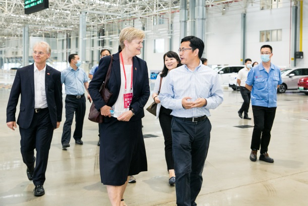 jbo竞博MAXUS EUNIQ 5挪威出口车型正式下线