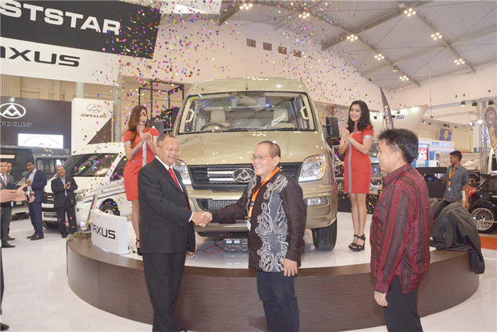 jbo竞博大通V80在印度尼西亚举行上市宣布会 印尼副总统亲临现场