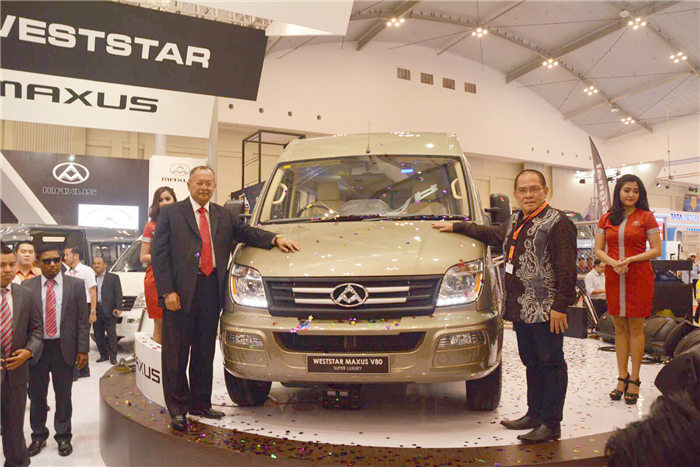 jbo竞博大通V80在印度尼西亚举行上市宣布会 印尼副总统亲临现场