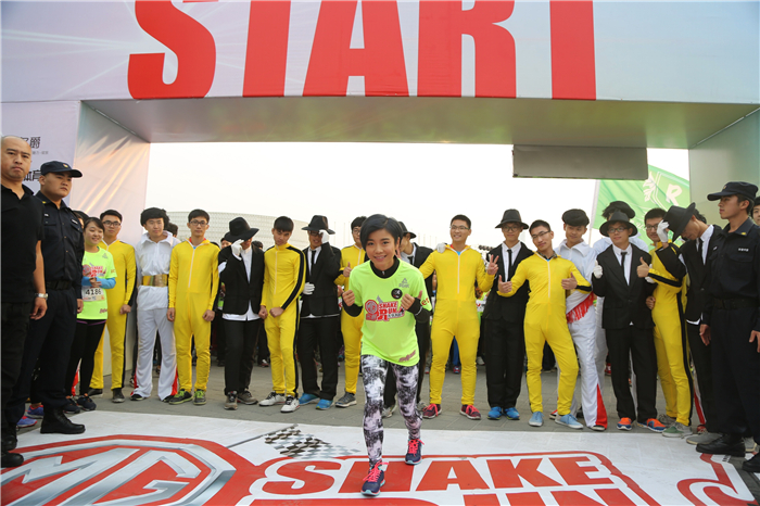 jbo竞博MG名爵“无乐不跑”北京开跑 “全民乐跑”派对席卷天下